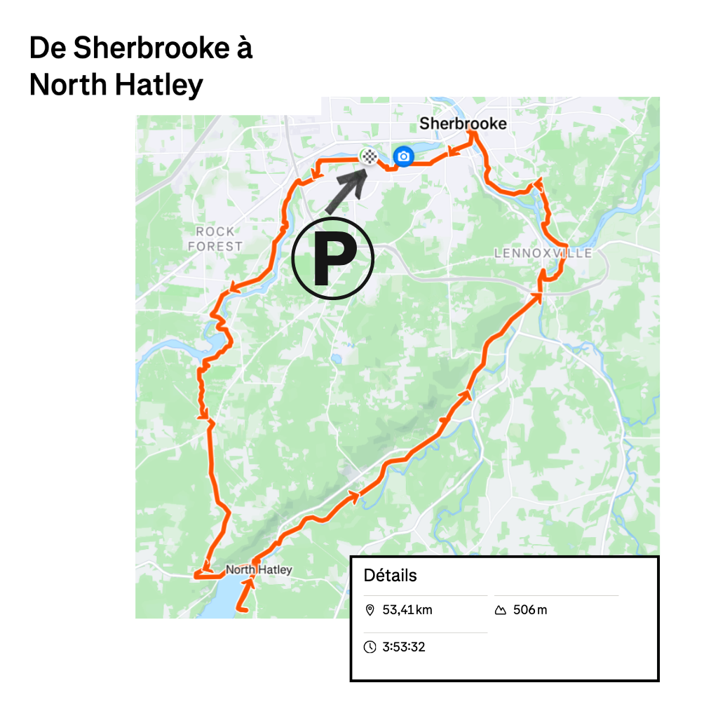 De Sherbrooke à North Hatley